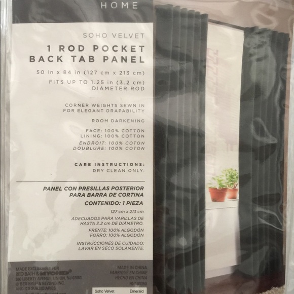 KENNETH COLE 💚Velvet Drapery - Picture 2 of 3